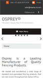 Mobile Screenshot of osprey-sa.com